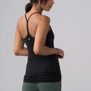 Lululemon Black Power Pose Tank Sz 6